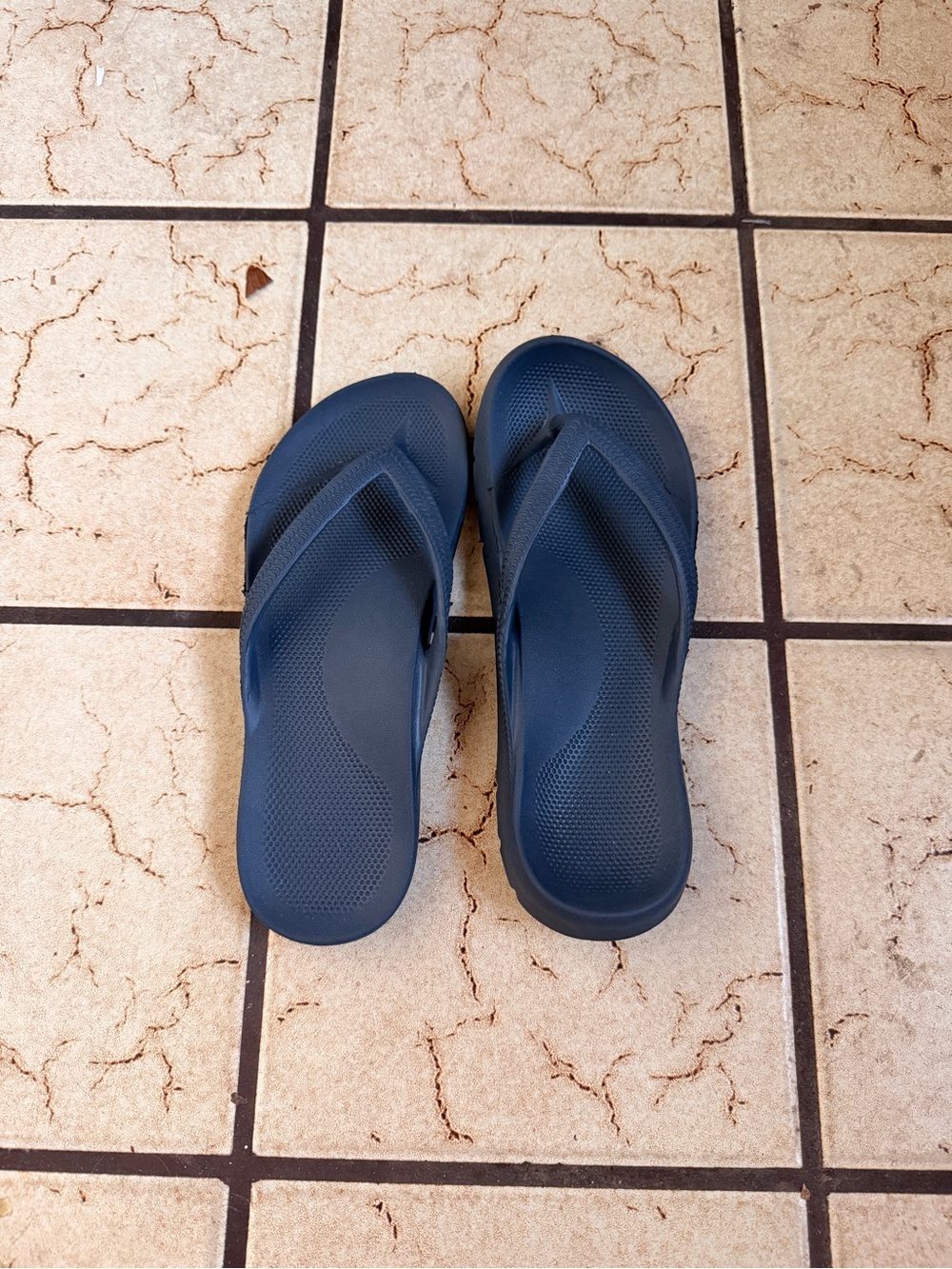Women’s Navy Blue Flip-Flops